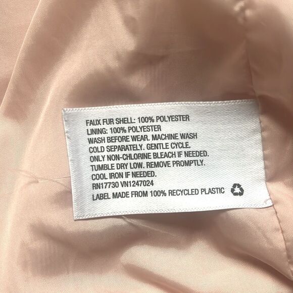 Girls Faux Fur Jacket - Picture 4 of 5